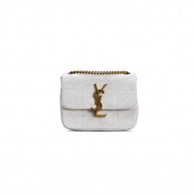 YSL JAMIE SMALL QUILTED SHOULDER BAG IN JERSEY 698162546632 (16*13*5cm)